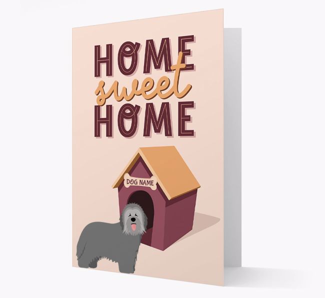 Home Sweet Home: Personalised {breedFullName} Card